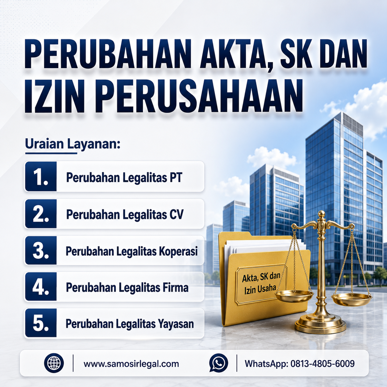 Perubahan Legalitas Perusahaan